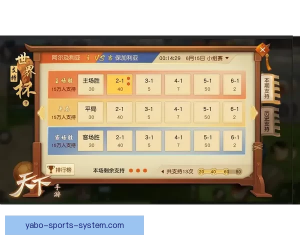 世界杯竞猜投注玩法解析 精准预测助你赢得丰厚奖金